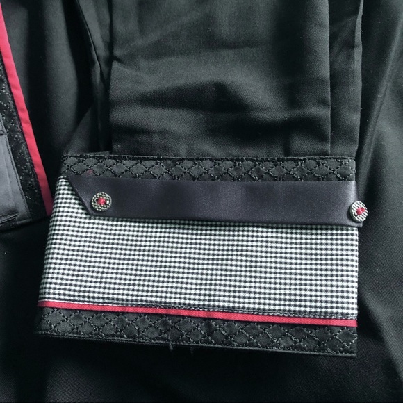 Diner’s Designer Wear Kurta Shalwar Kameez Embroidered Collar Neckline & Cuffs - Picture 5 of 9